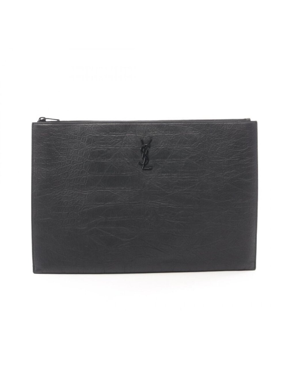 Saint Laurent Paris Clutch Croco